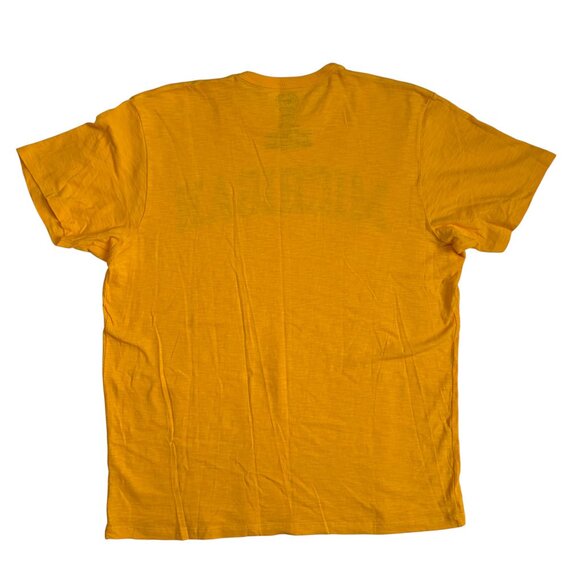 '47 Brand Michigan Wolverines Wordmark Short Sleeve T Shirt (Maize / Yellow) - L - Picture 5 of 6